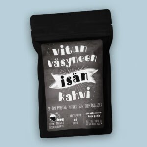 vitun väsyneen isän kahvi, paskakaupan kahvi
