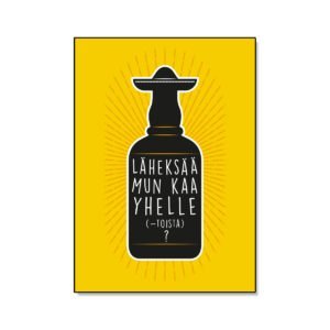 Läheksä mun kaa yhelle postikortti