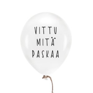 Vittu mitä paskaa ilmapallo Paskakauppa