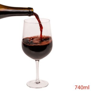 Viinilasi koko pullolle