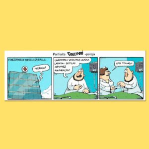 fingerpori postikortti tekstillä "ota toinen"