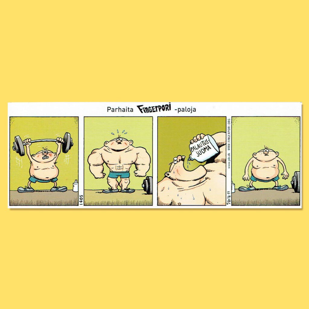 Palautusjuoma fingerpori Postikortti Paskakauppa Palautusjuoma fingerpori Postikortti Paskakauppa