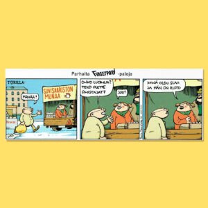 fingerpori kortti jossa strippi "suvisaaristo"