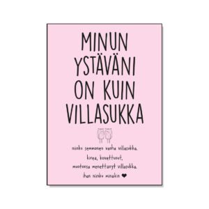 Vanha villasukka｜postikortti