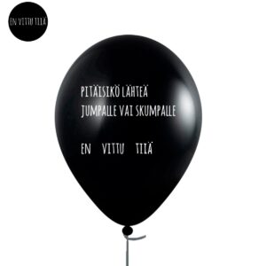 pitäisikö lähteä jumpalle vai skumpalle ilmapallo
